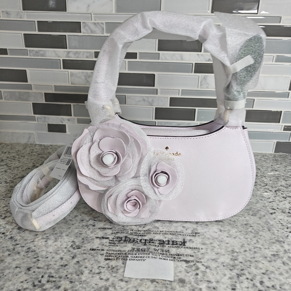 Kate Spade Flora Rose Shoulder Bag